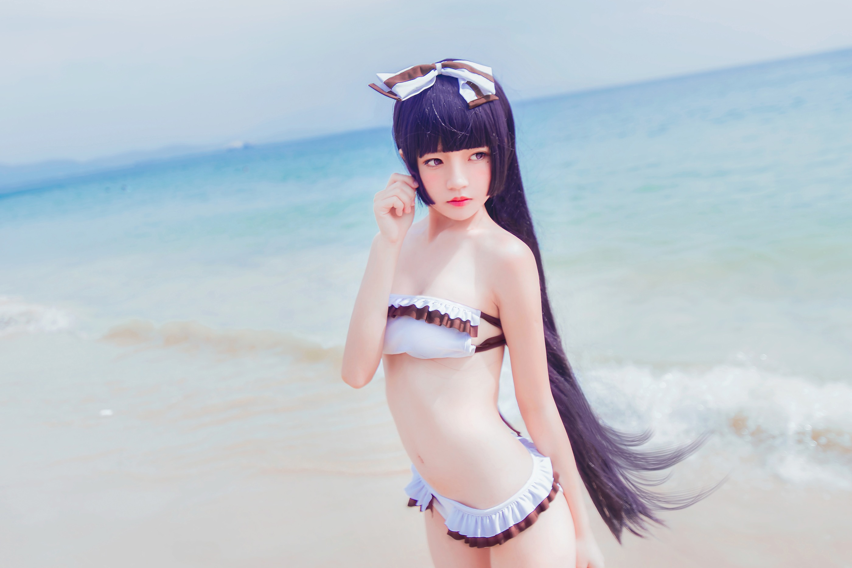 图片[1]-桜桃喵 – NO.060 五更琉璃／泳装 [21P]-XikXak
